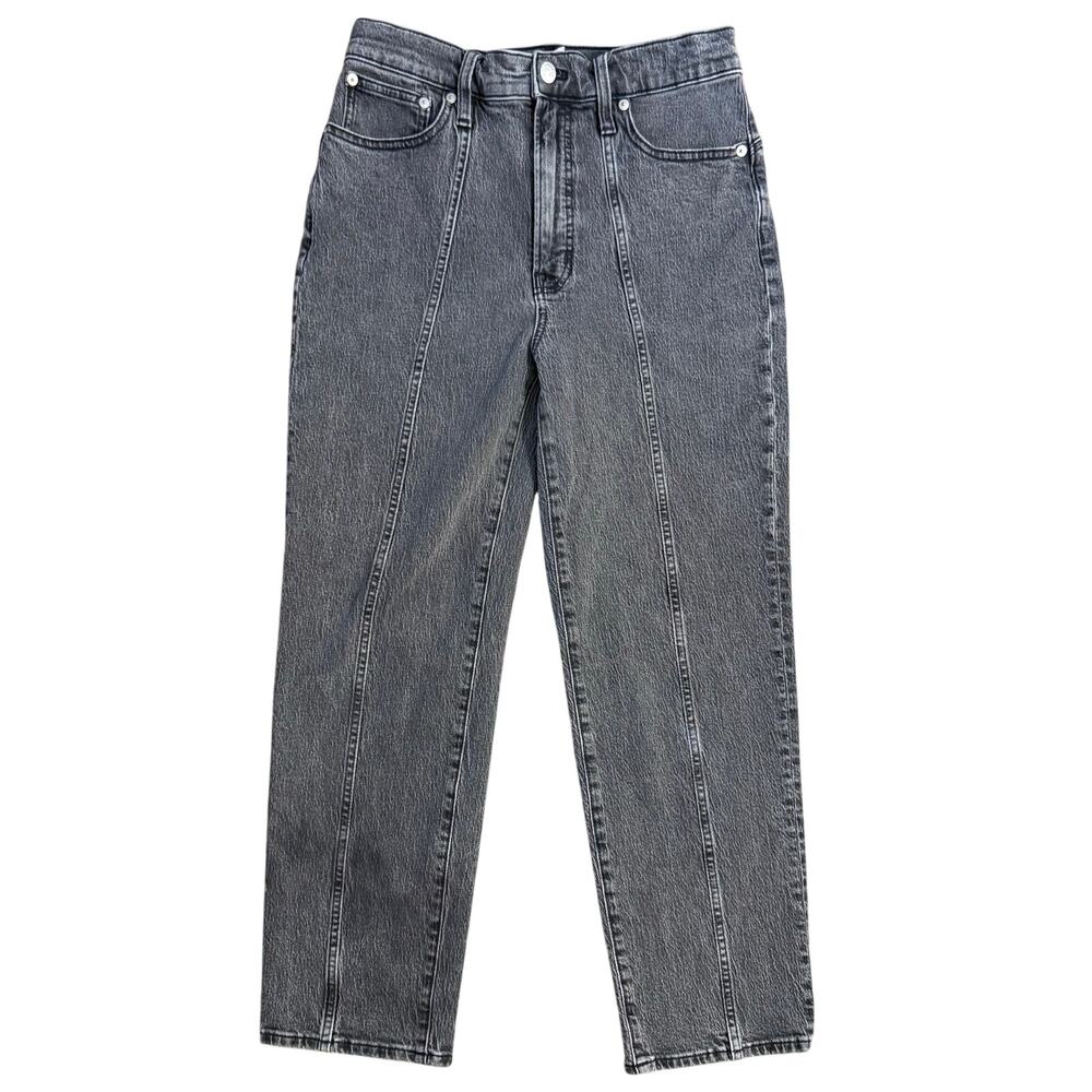 Madewell Jean Perfect Vintage Straight Denim Anthropologie Black Women’s Size 28